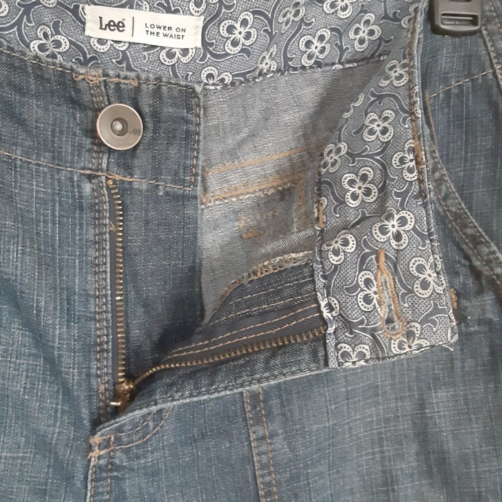 Women's Shorts, Lee - Lower on the waist gray-blue Size 8M